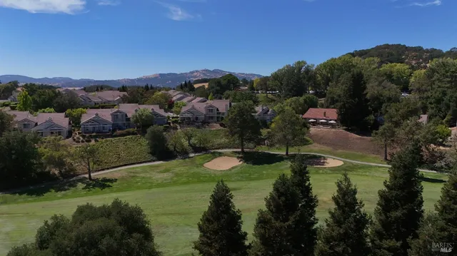 a view of a water with an outdoor space