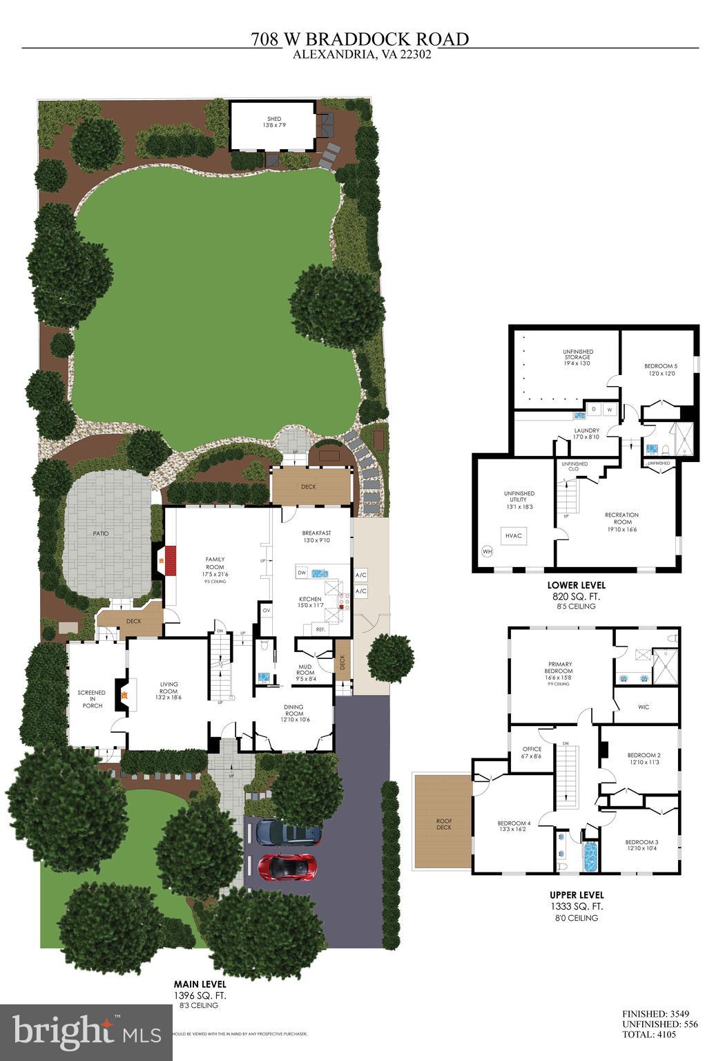 708 West Braddock Road Alexandria, VA 22302 - Photo 50 of 50 floorplan
