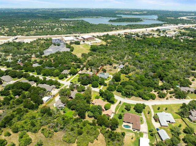 a view of an outdoor space and mountain view