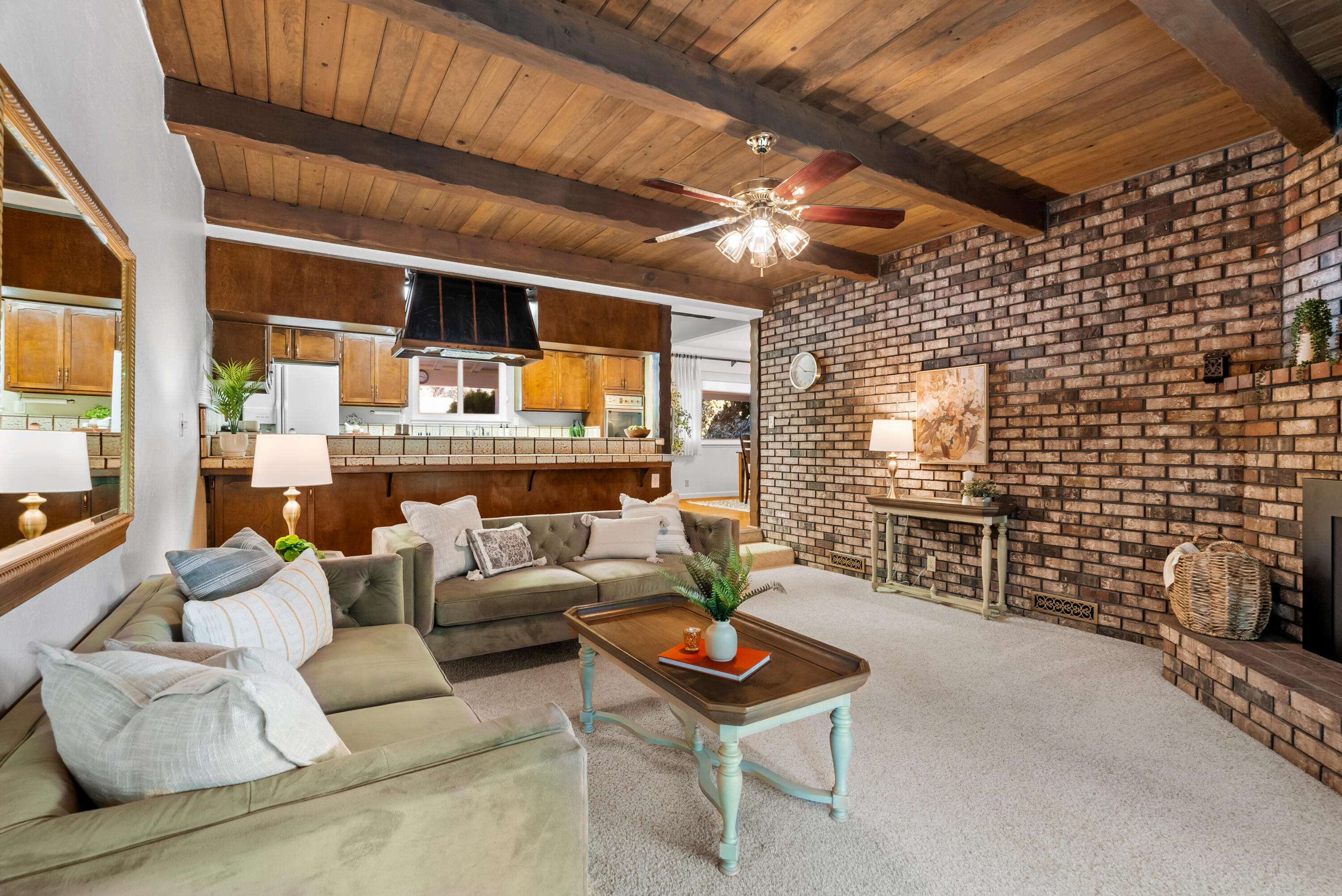 6812 Riata Drive Redding, CA 96002 - Photo 16 of 42 a living room with furniture and a flat screen tv