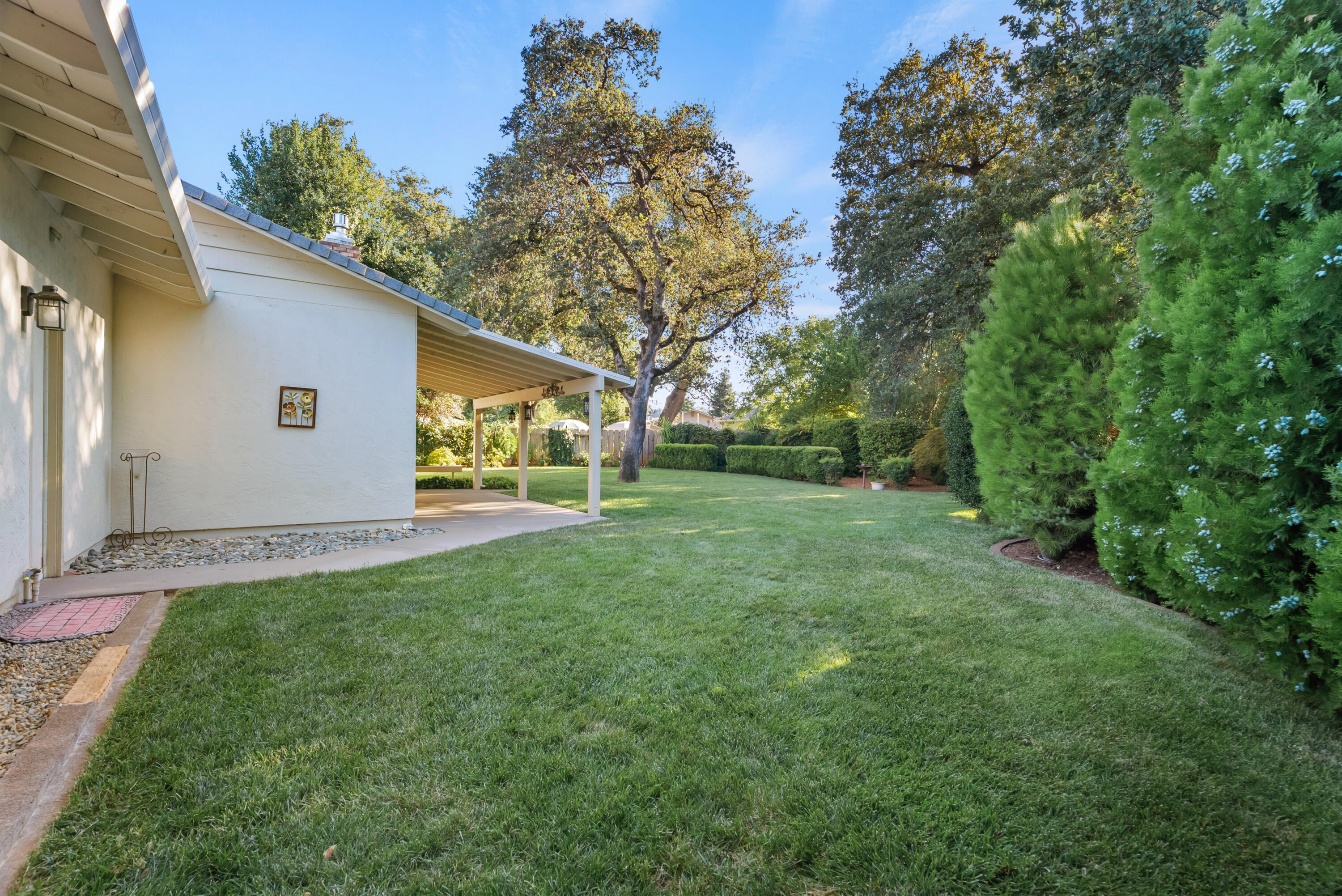 6812 Riata Drive Redding, CA 96002 - Photo 37 of 42 a view of back yard of the house