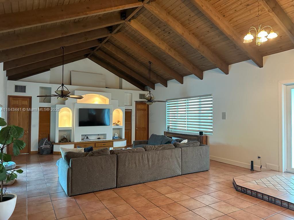 10375 Southwest 111th Street Miami, FL 33176 - Photo 13 of 30 a living room with furniture and a flat screen tv