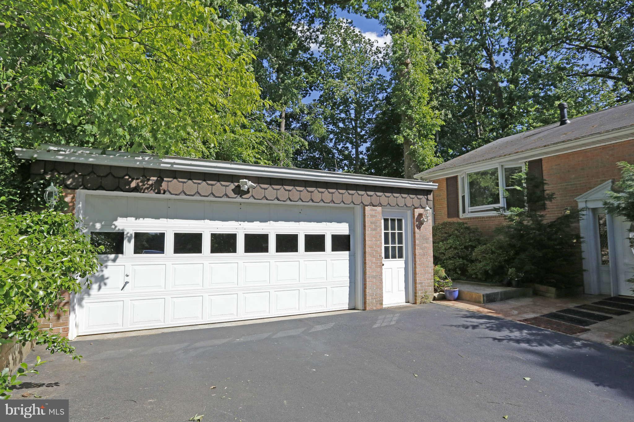 2-car garage and main entrance