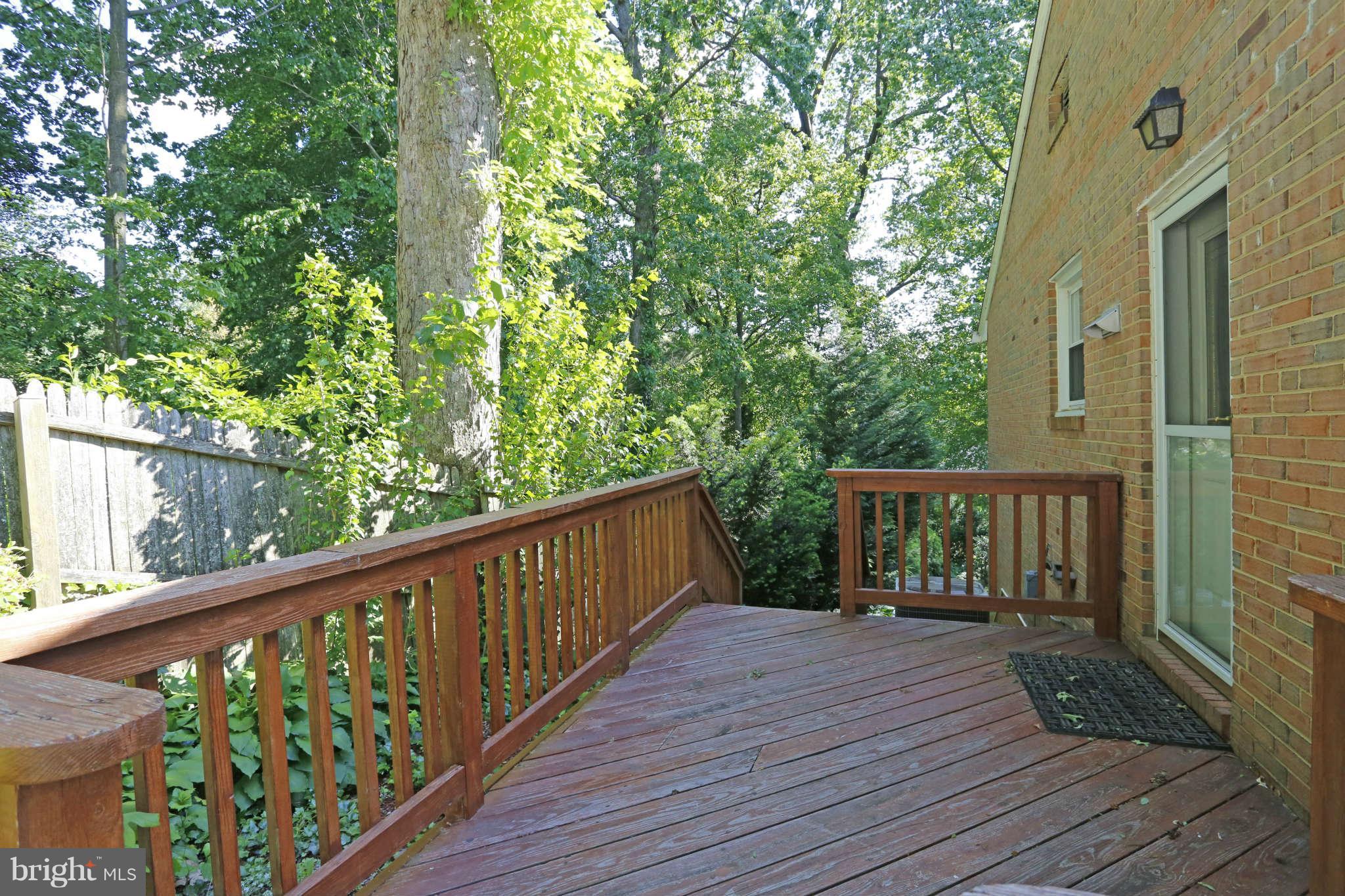 5904 River Road Bethesda, MD 20816 - Photo 13 of 25 Side deck off of kitchen