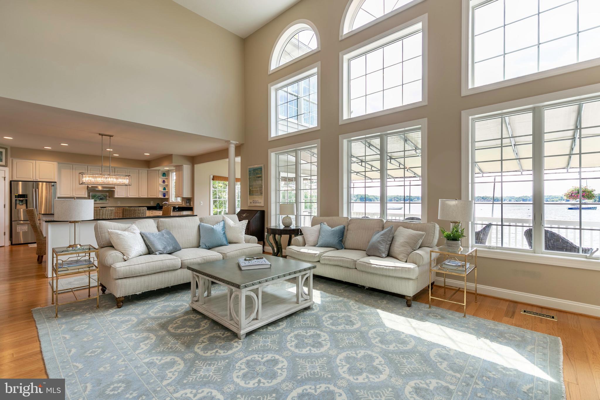 11 Riverview Road Severna Park, MD 21146 - Photo 14 of 61 Floor to ceiling windows looking out to the Severn