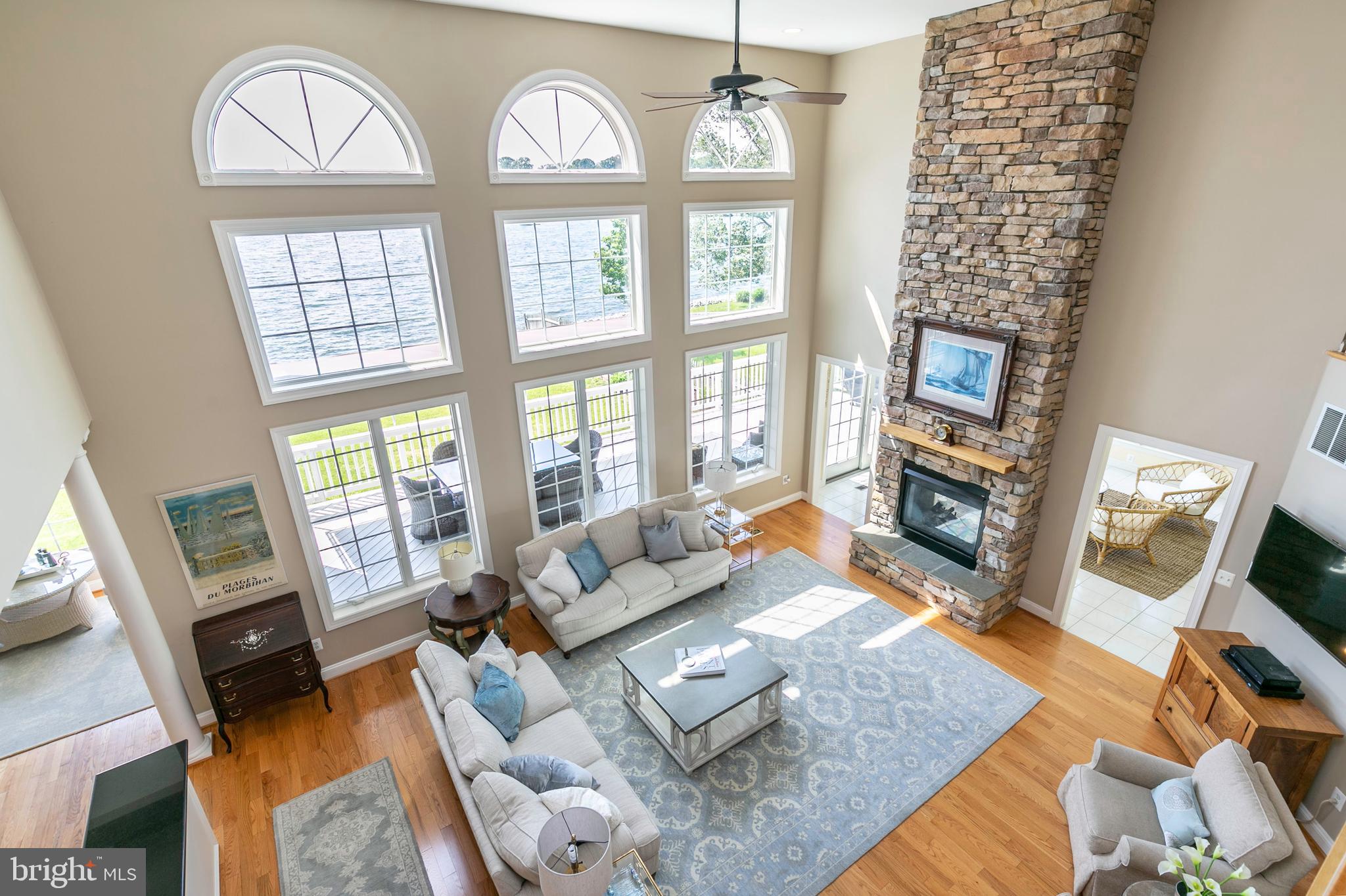 11 Riverview Road Severna Park, MD 21146 - Photo 15 of 61 Cathedral ceiling in great room