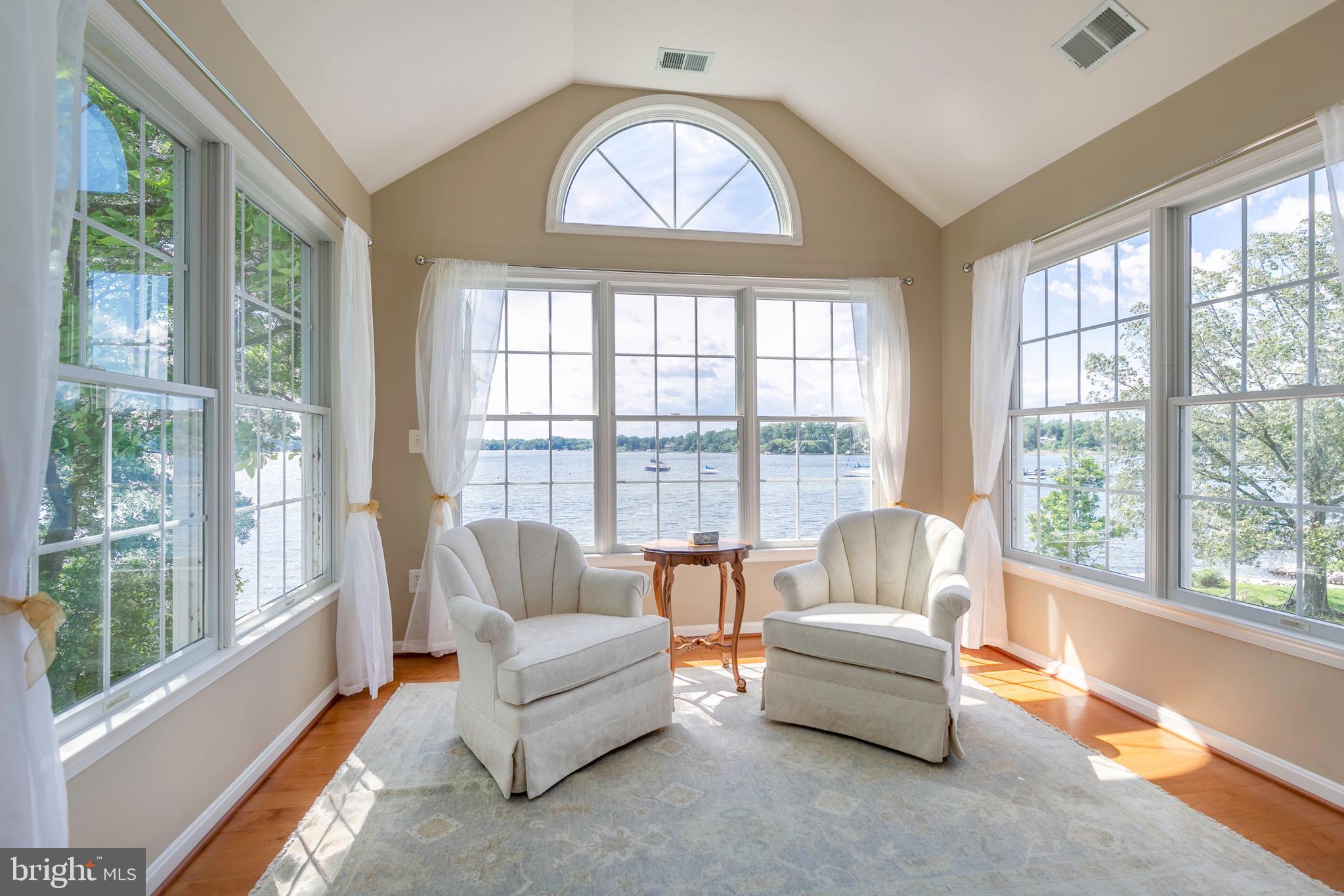 11 Riverview Road Severna Park, MD 21146 - Photo 32 of 61 Master bedroom sitting area w/ Severn River views