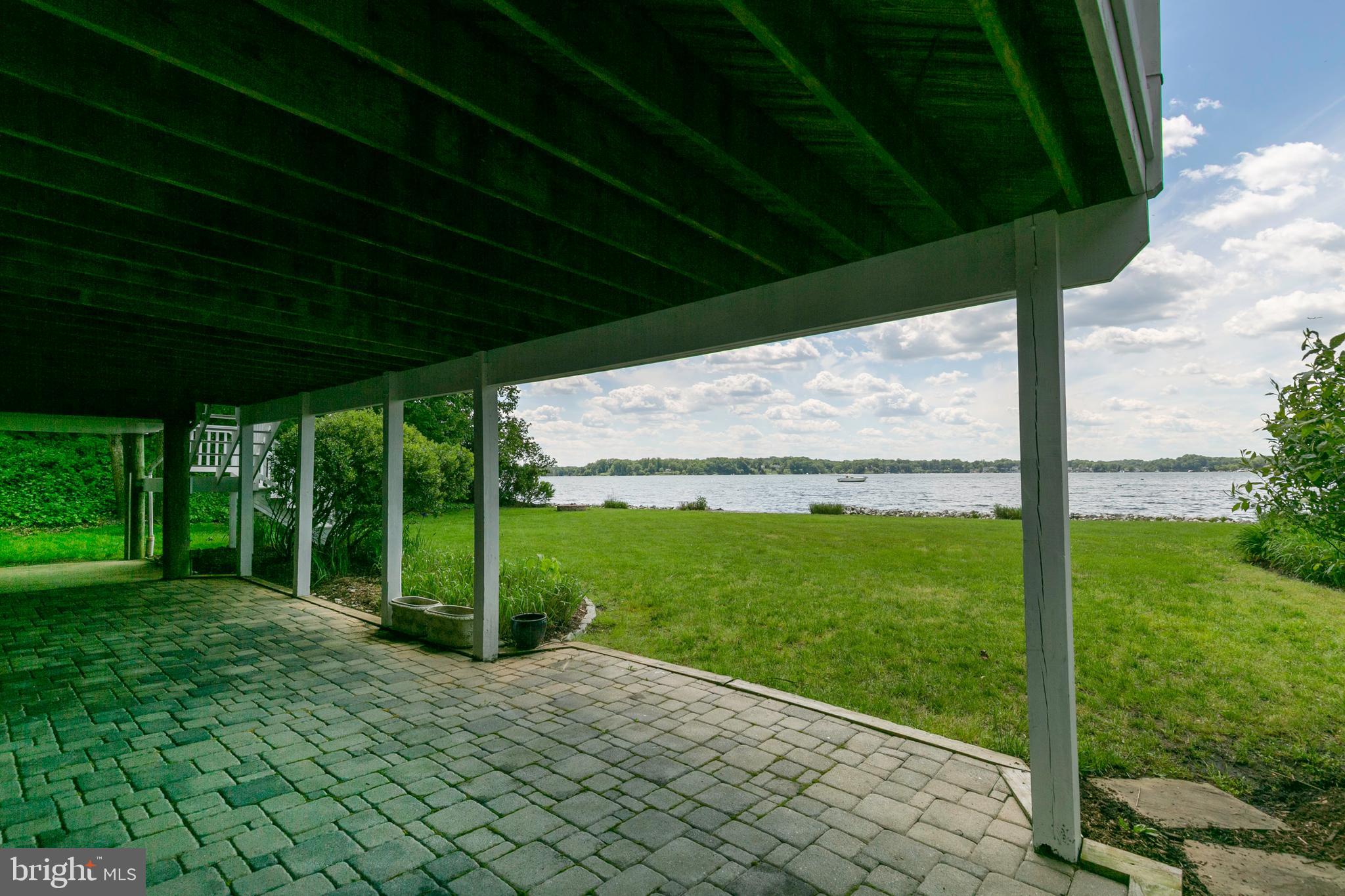 11 Riverview Road Severna Park, MD 21146 - Photo 45 of 61 Paver patio under the deck