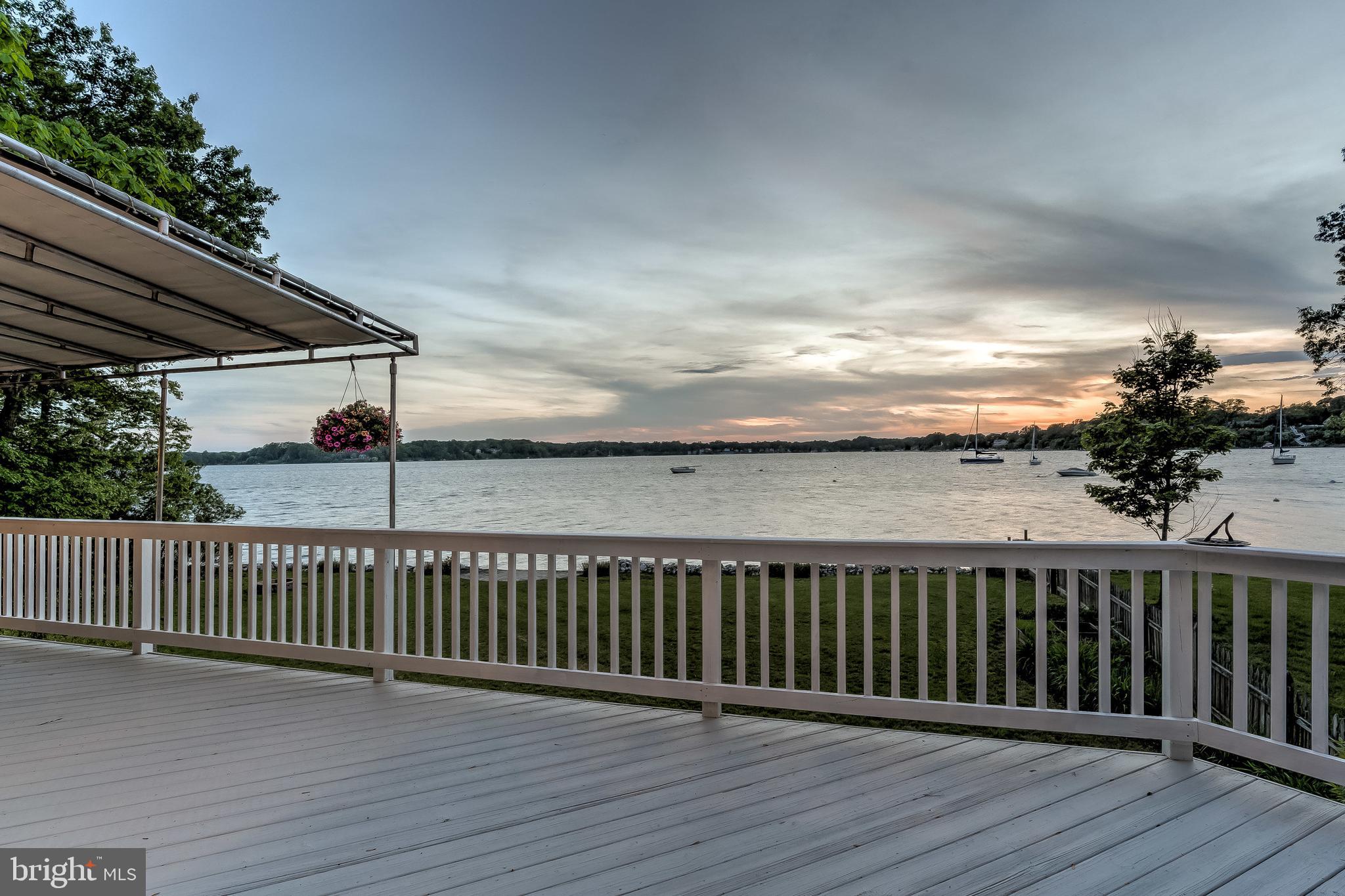 11 Riverview Road Severna Park, MD 21146 - Photo 48 of 61 Setting sun casting rays across the river