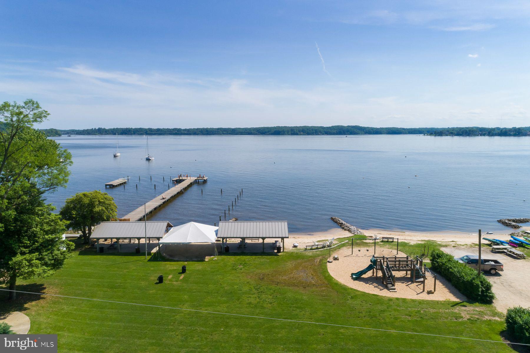 11 Riverview Road Severna Park, MD 21146 - Photo 51 of 61 Community beach, pavilion and play area