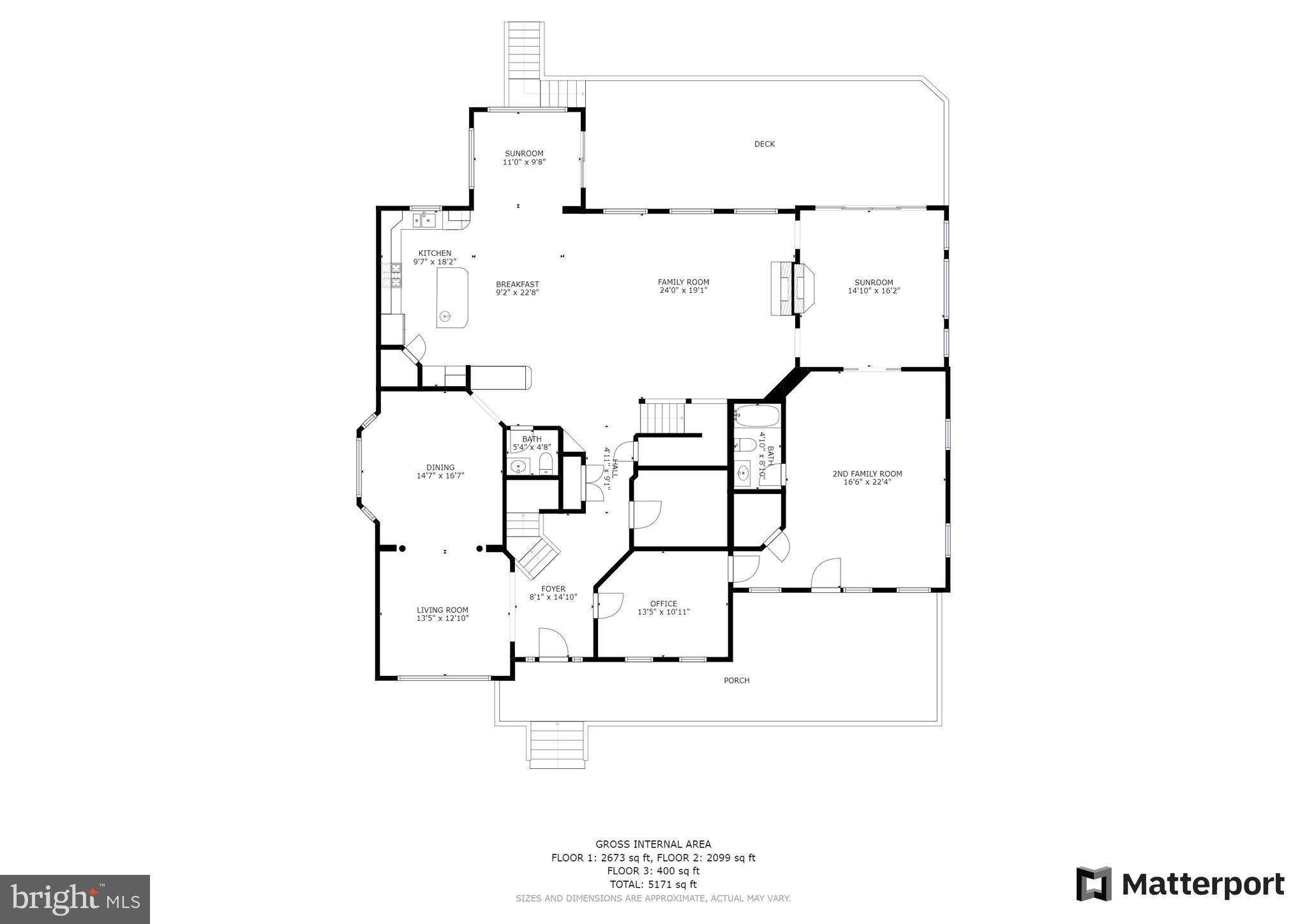 11 Riverview Road Severna Park, MD 21146 - Photo 59 of 61 Main level floor plan