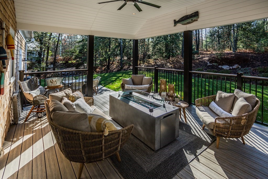 1301 Service Road Barnstable, MA 02668 - Photo 8 of 40 a view of a patio on the roof deck