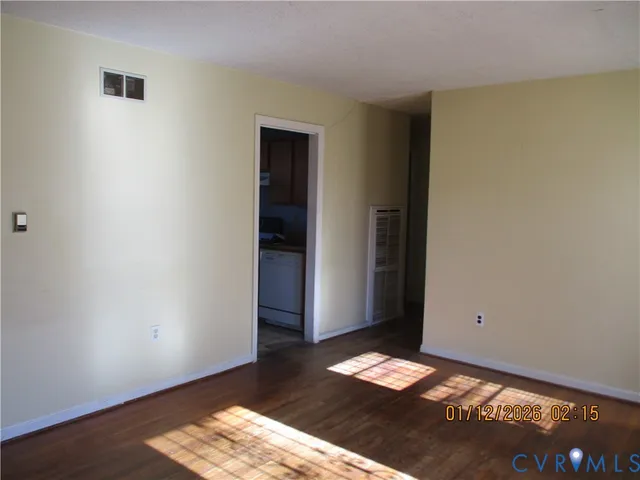 a view of empty room