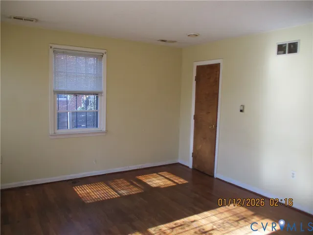 a view of an empty room