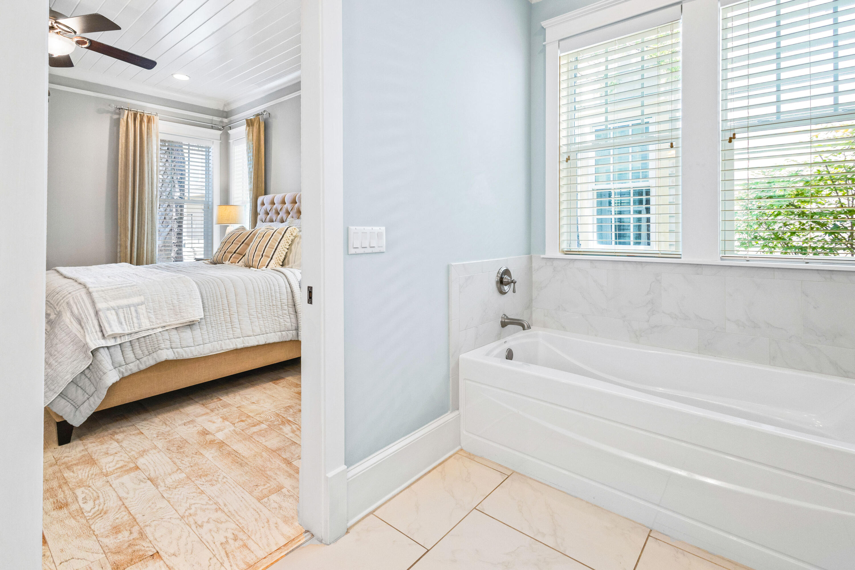 48 Pleasant Street Inlet Beach, FL 32461 - Photo 24 of 60 a bathroom with a bathtub and a shower