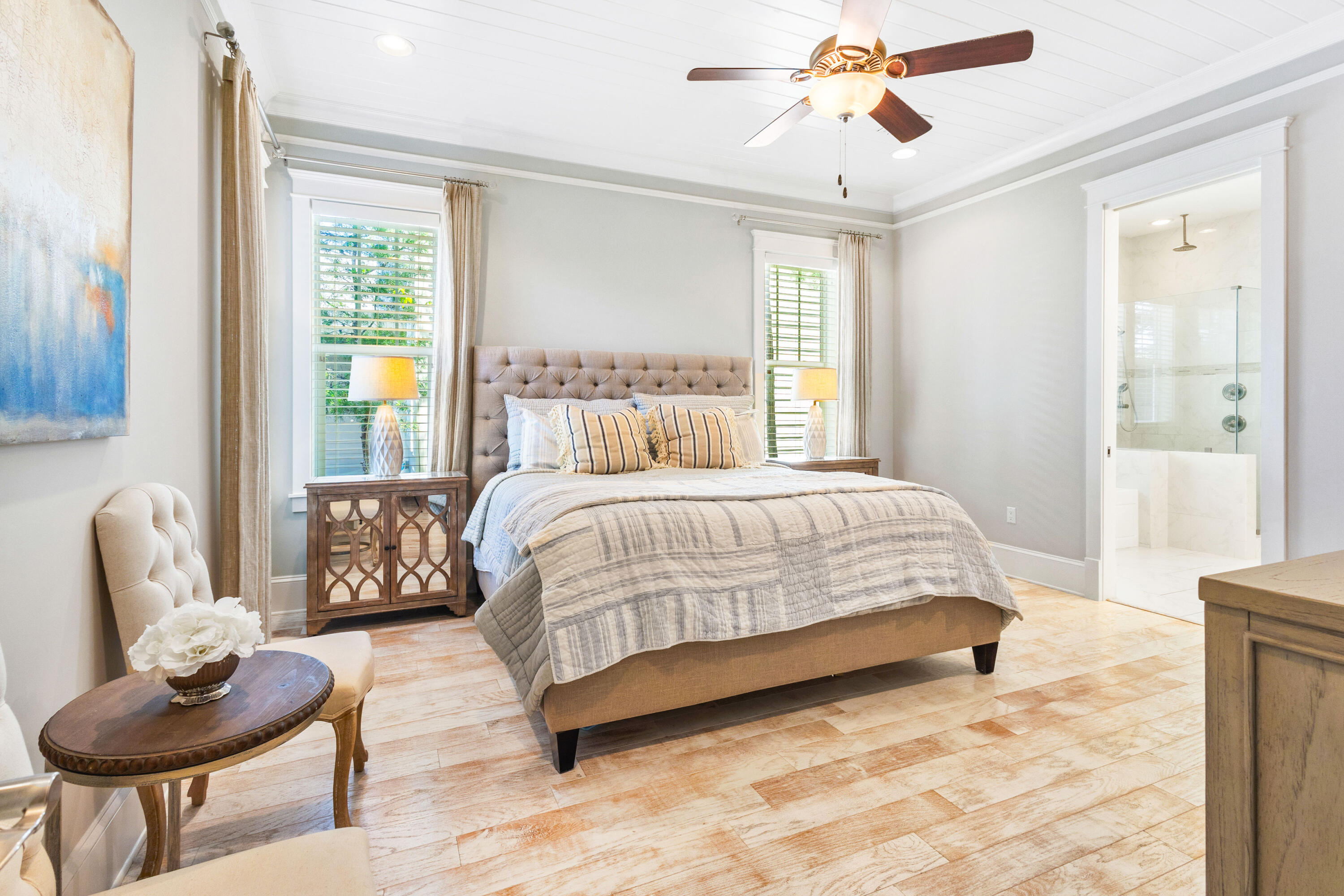 48 Pleasant Street Inlet Beach, FL 32461 - Photo 28 of 60 a bedroom with a bed and a couch