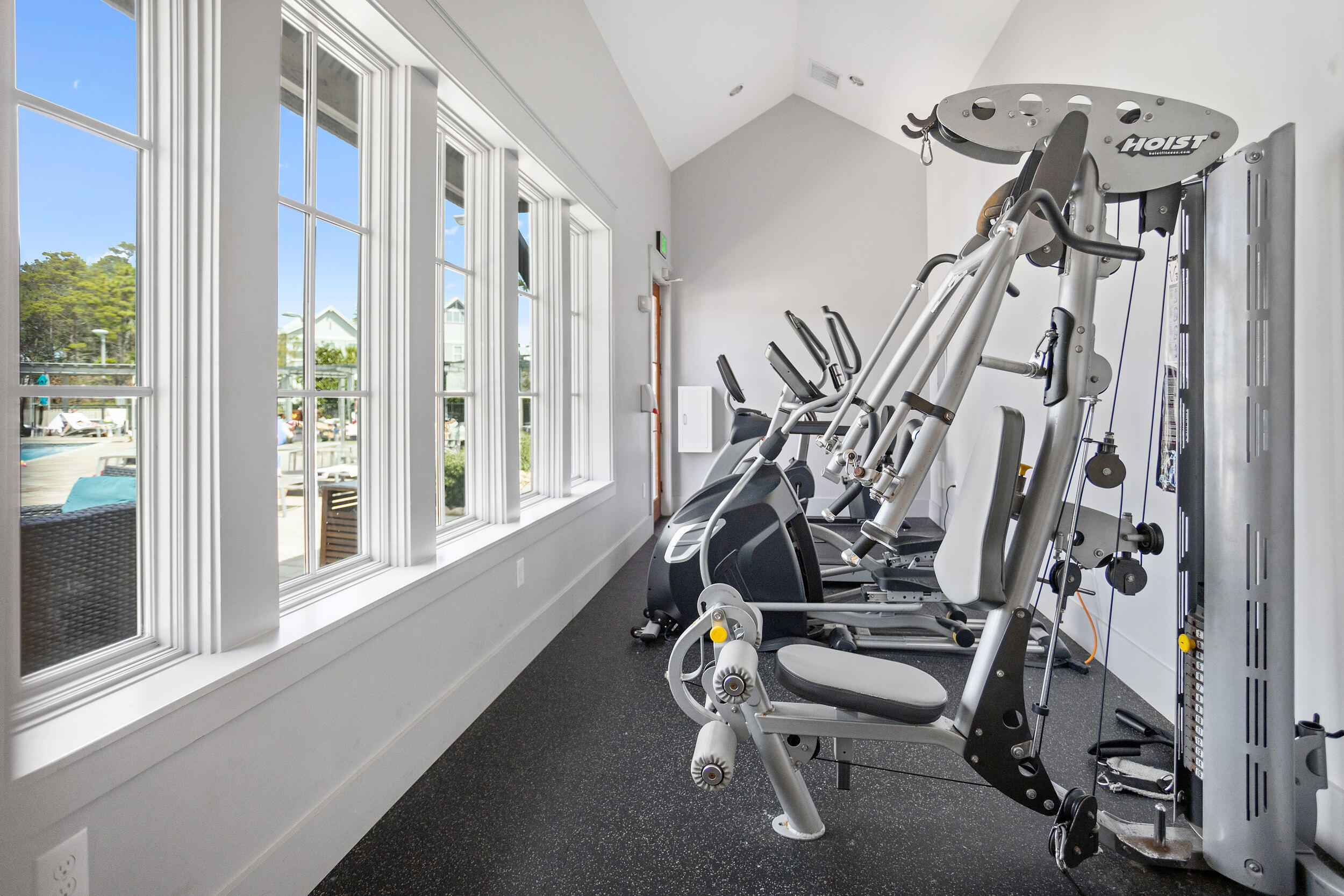 48 Pleasant Street Inlet Beach, FL 32461 - Photo 55 of 60 a view of a room with gym equipment