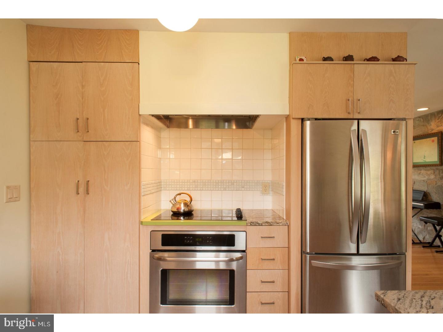 60 Peach Tree Lane Sinking Spring, PA 19608 - Photo 12 of 25 a kitchen with a refrigerator and cabinets