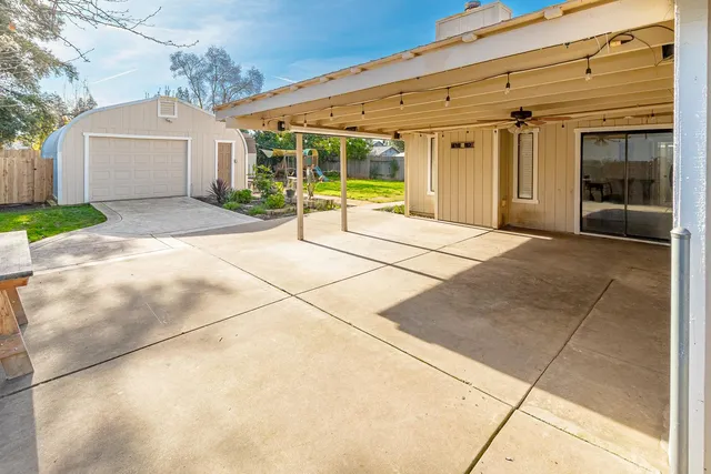 a front view of a house with a garage