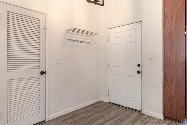 a view of closet area