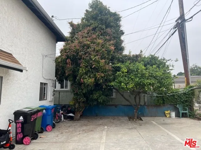 a view of a car garage