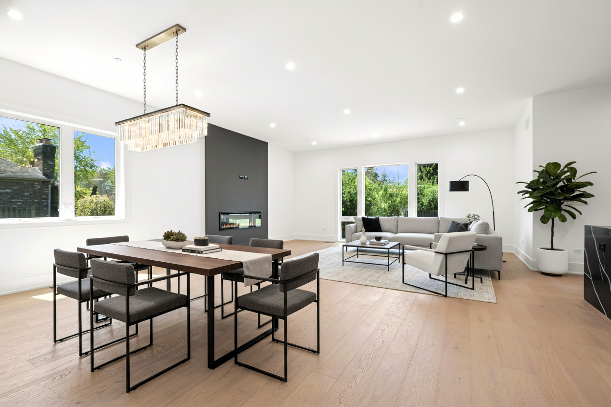 9214 Washington Street Niles, IL 60714 - Photo 5 of 33 a living room with furniture a window and a table
