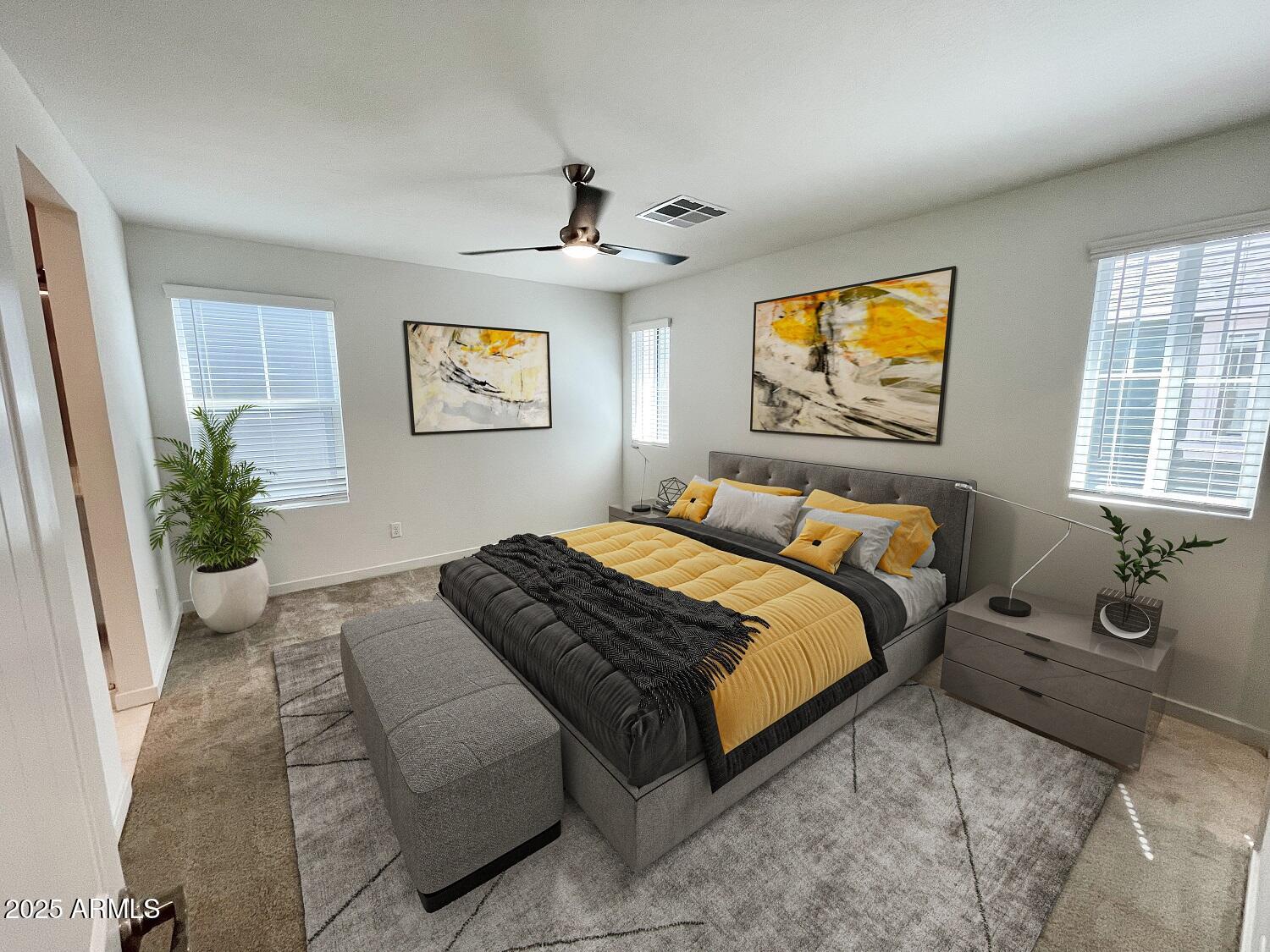 814 East Roma Avenue, Unit 2 Phoenix, AZ 85014 - Photo 13 of 20 a bedroom with bed and window