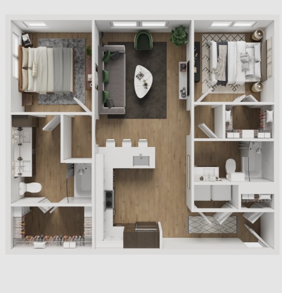 320 Goll Street, Unit 2214 Kyle, TX 78640 - Photo 3 of 19 a view of living room with furniture and window