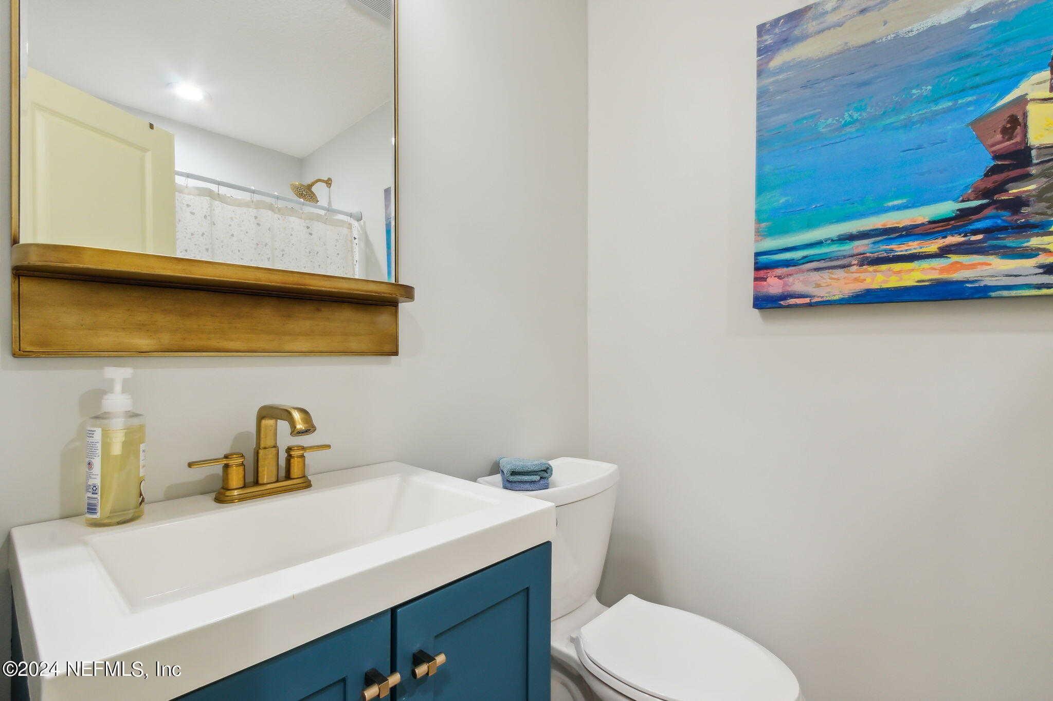 2636 Elbow Road Orange Park, FL 32073 - Photo 24 of 43 a bathroom with a sink toilet and vanity