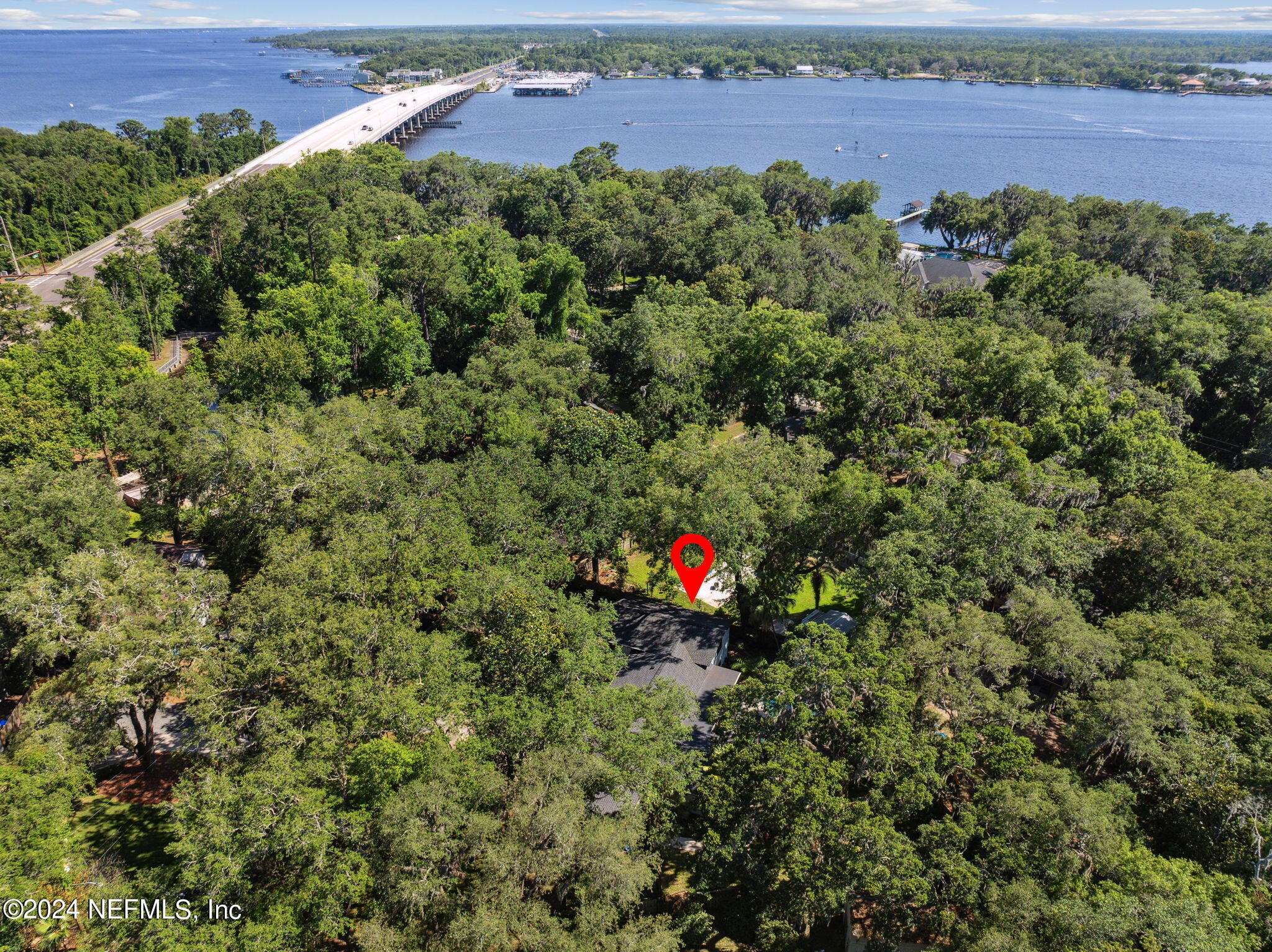 2636 Elbow Road Orange Park, FL 32073 - Photo 42 of 43 an aerial view of a house with a yard