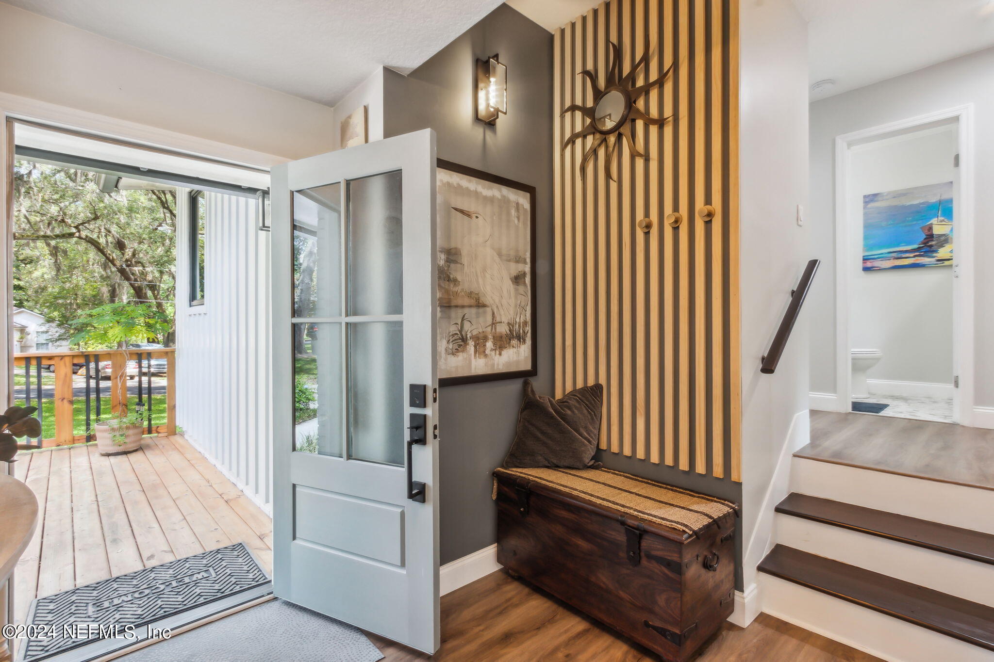 2636 Elbow Road Orange Park, FL 32073 - Photo 5 of 43 a view of entryway with wooden floor and windows