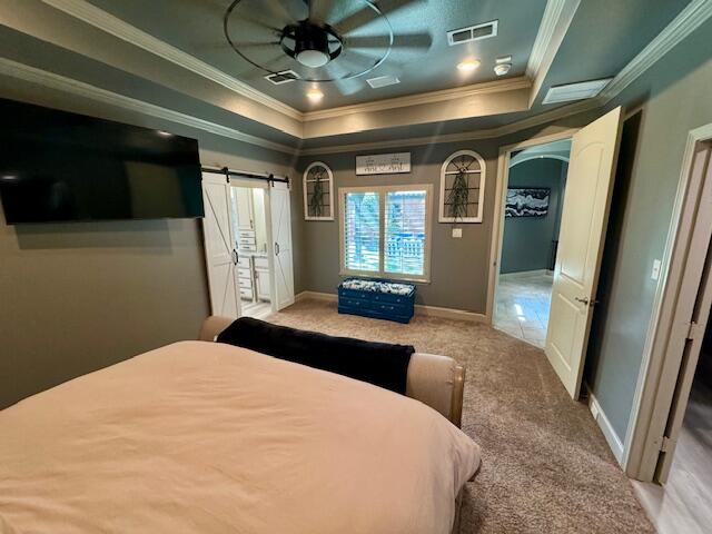 4028 125th Street Lubbock, TX 79423 - Photo 14 of 44 a bedroom with a large bed and a large window