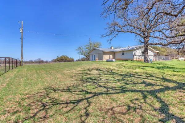a house view with a outdoor space