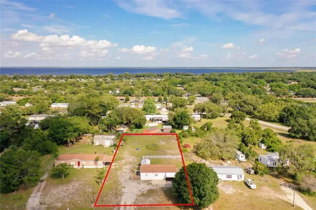 a view of an outdoor space and a lake view