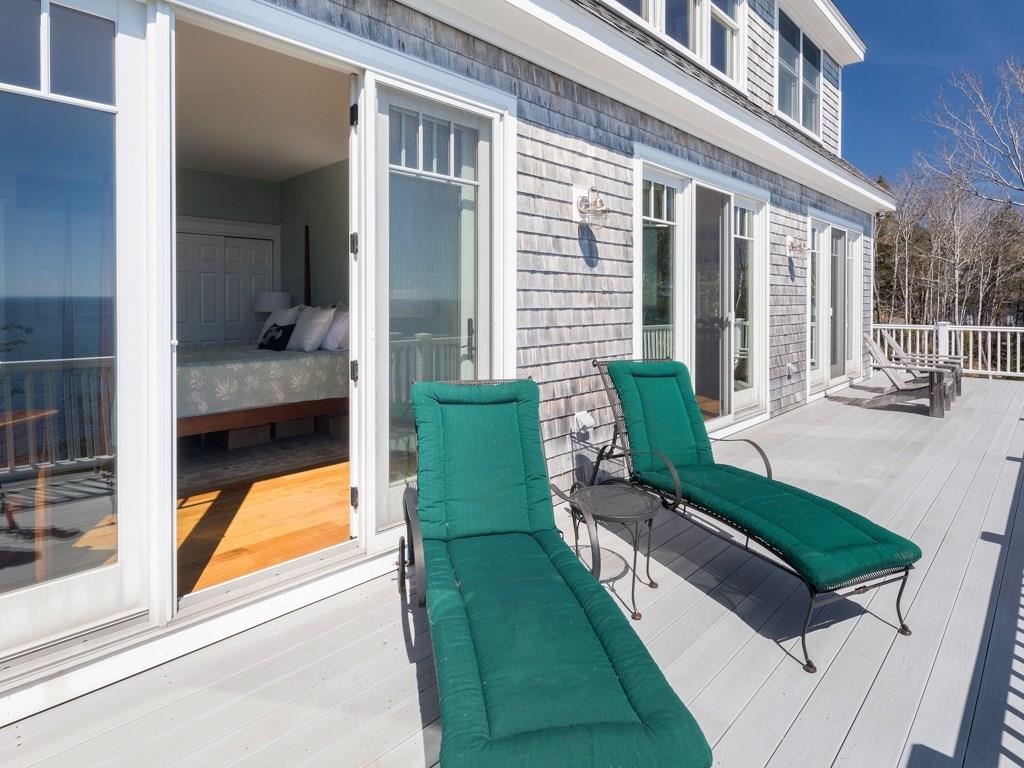 38 Yellow Head Road New Harbor, ME 04554 - Photo 11 of 35 View from deck into the house
