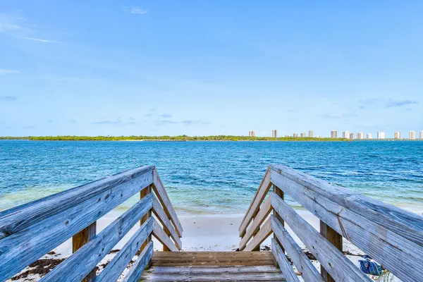 a view of an ocean from a balcony