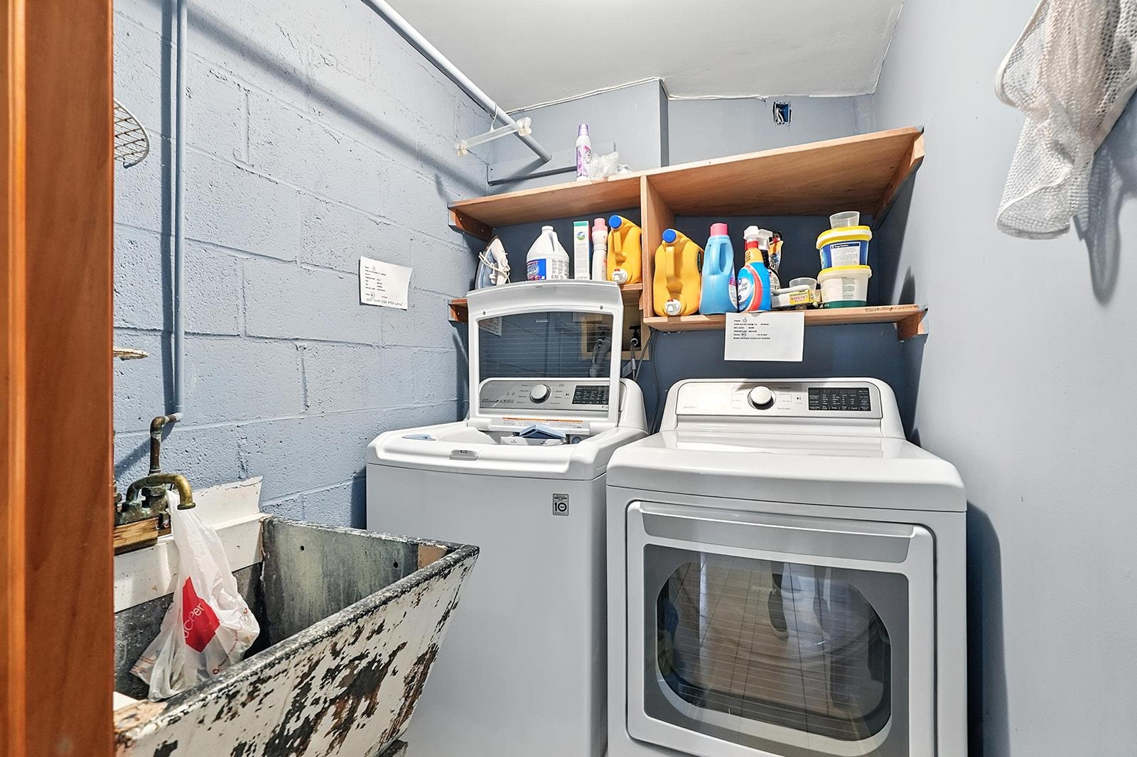961 Avenue C Bayonne, NJ 07002 - Photo 14 of 21 a utility room with dryer and washer