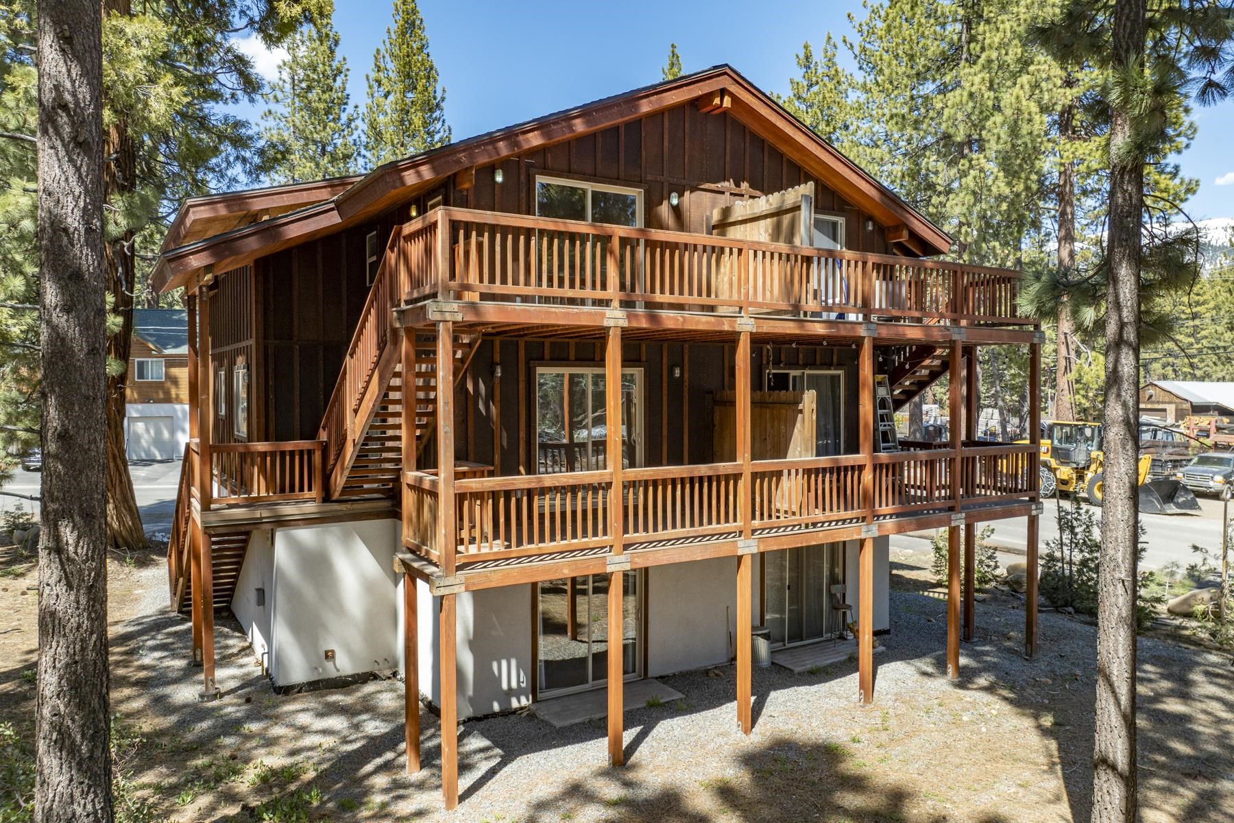 6980 Toyon Road Tahoe Vista, CA 96148 - Photo 2 of 20 a front view of a house with balcony