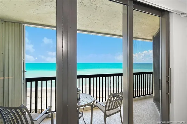 a view of a porch