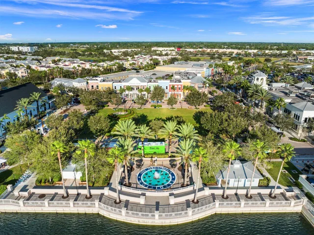 a view of a lake with boats
