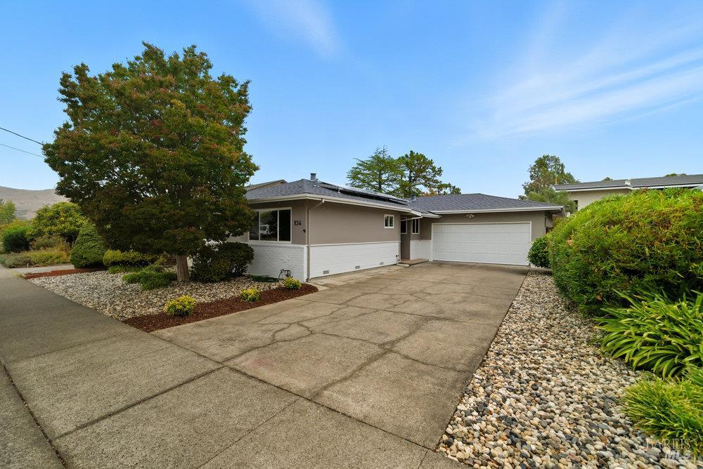 934 Las Pavadas Avenue San Rafael, CA 94903 - Photo 29 of 36 front view of a house with a yard