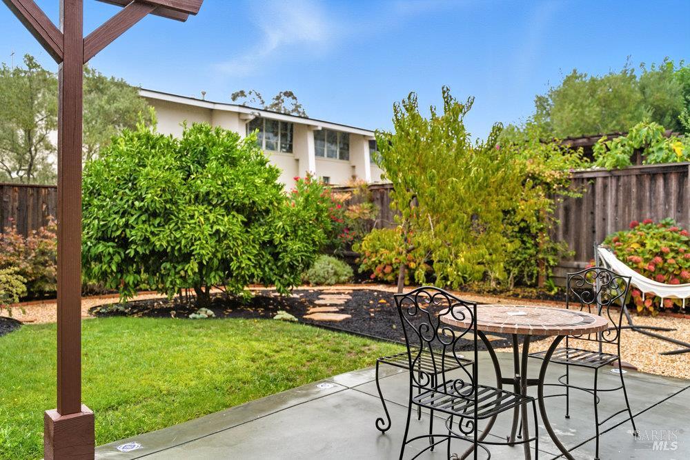 934 Las Pavadas Avenue San Rafael, CA 94903 - Photo 36 of 36 a view of an chairs and table in the garden