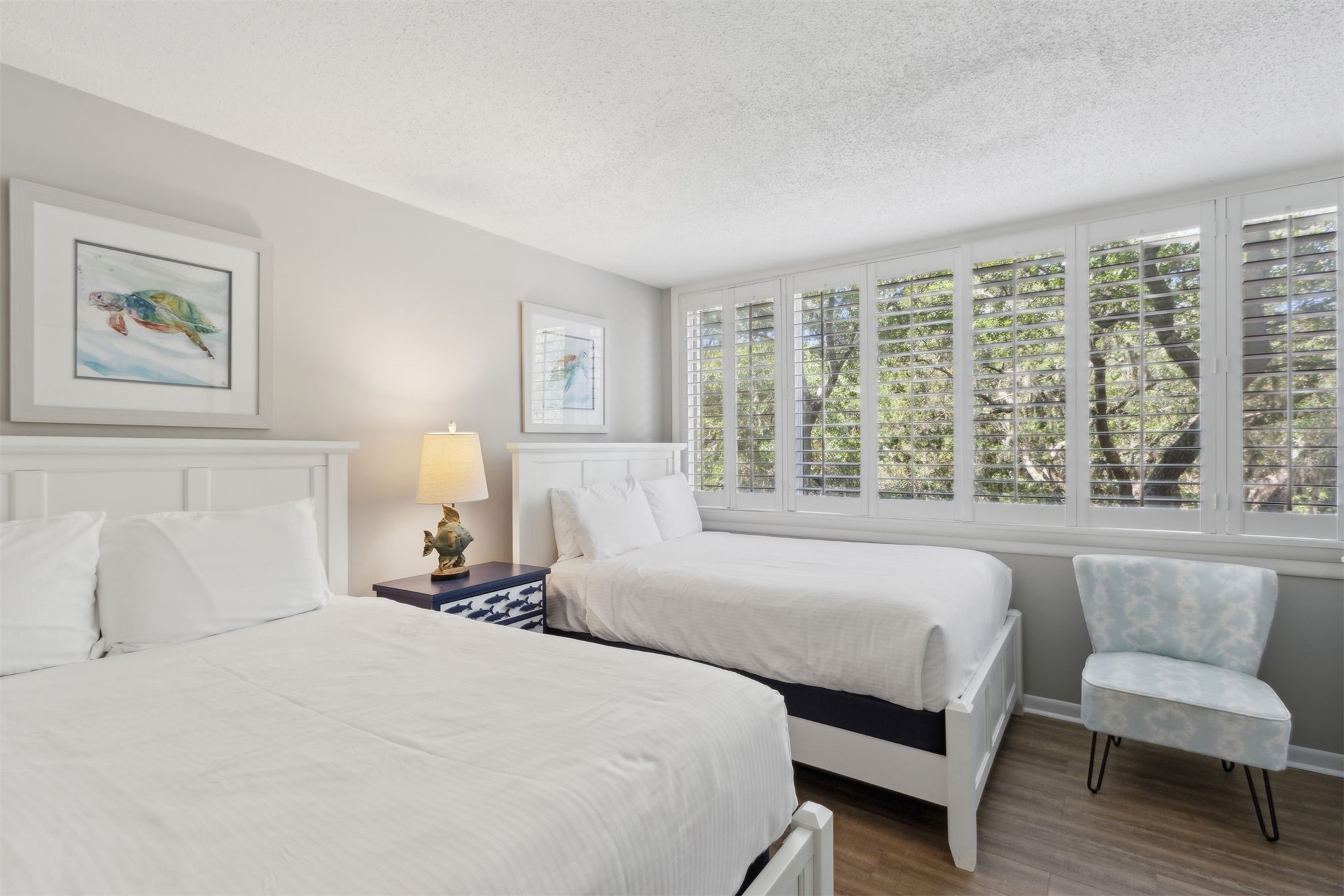 1165 Beach Walker Road, Unit 1165 Fernandina Beach, FL 32034 - Photo 19 of 45 a bedroom with a bed and a large window