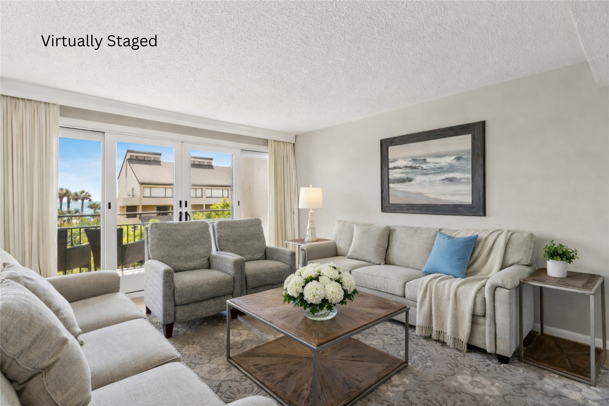 1165 Beach Walker Road, Unit 1165 Fernandina Beach, FL 32034 - Photo 6 of 45 a living room with furniture potted plant and a window