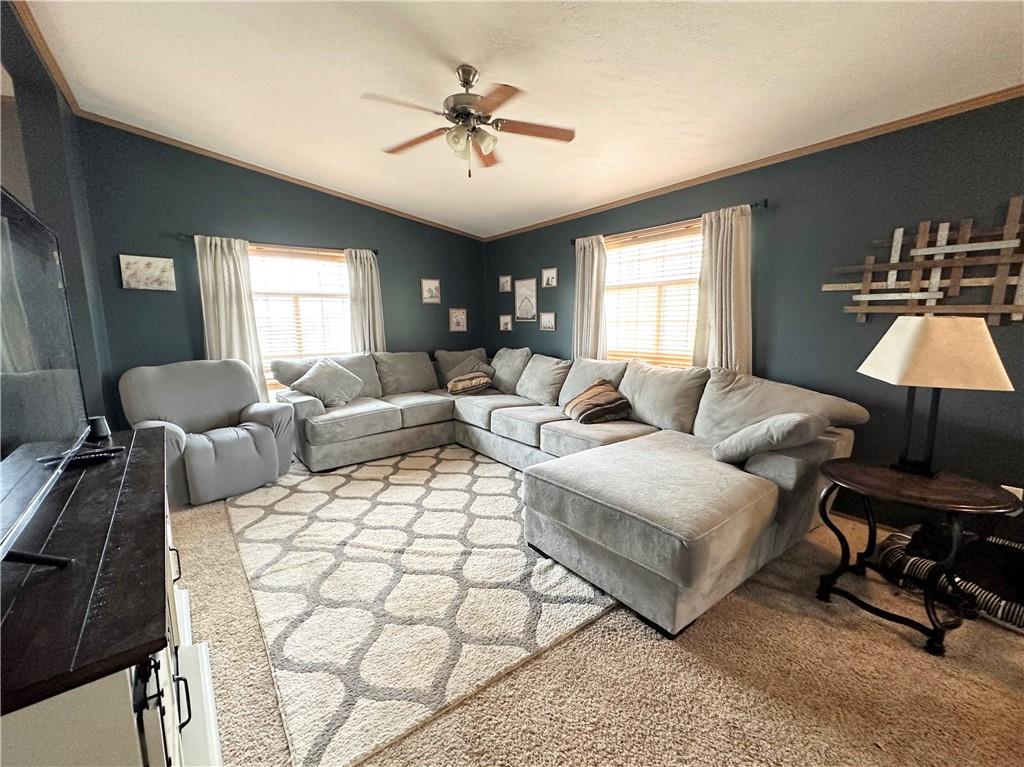 167 Poplar Road Avella, PA 15312 - Photo 12 of 34 a living room with furniture and a large window