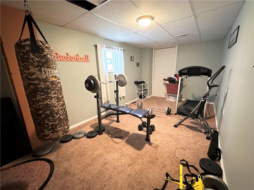 167 Poplar Road Avella, PA 15312 - Photo 25 of 34 a view of a room with gym equipment