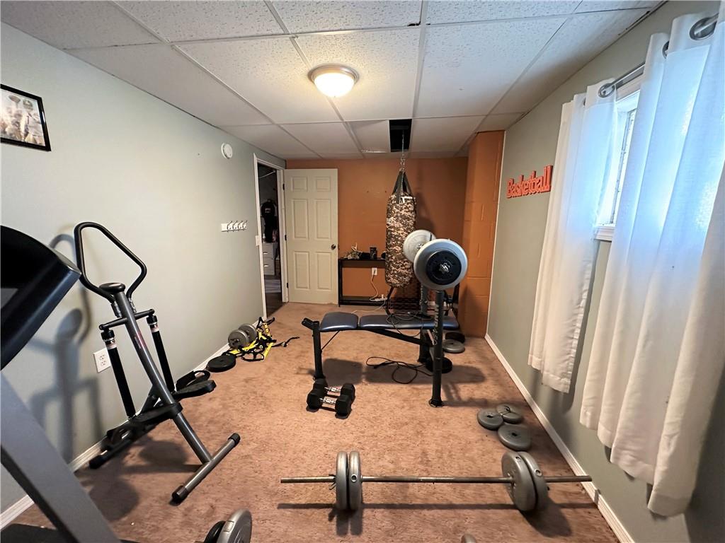 167 Poplar Road Avella, PA 15312 - Photo 26 of 34 a view of a room with gym equipment