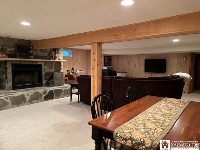 4001 Dry Brook Road Falconer, NY 14733 - Photo 33 of 47 Basement Living Room
