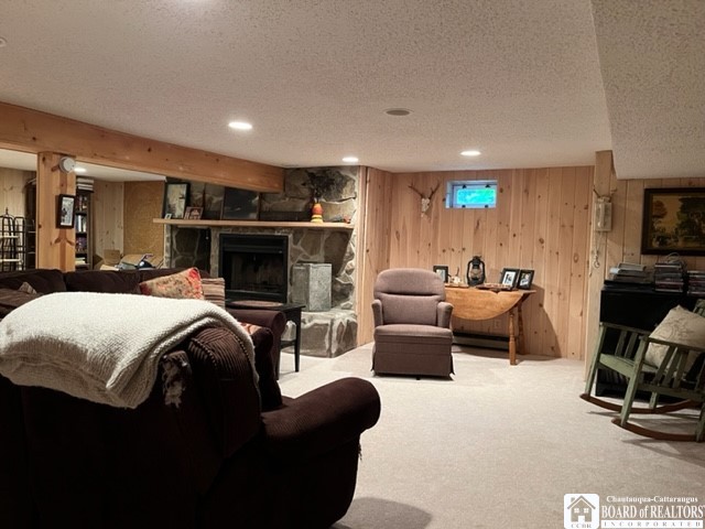 4001 Dry Brook Road Falconer, NY 14733 - Photo 34 of 47 Basement Living Room