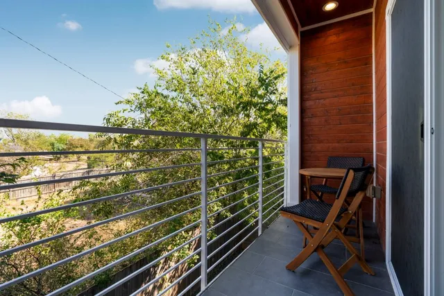a view of outdoor space with seating area
